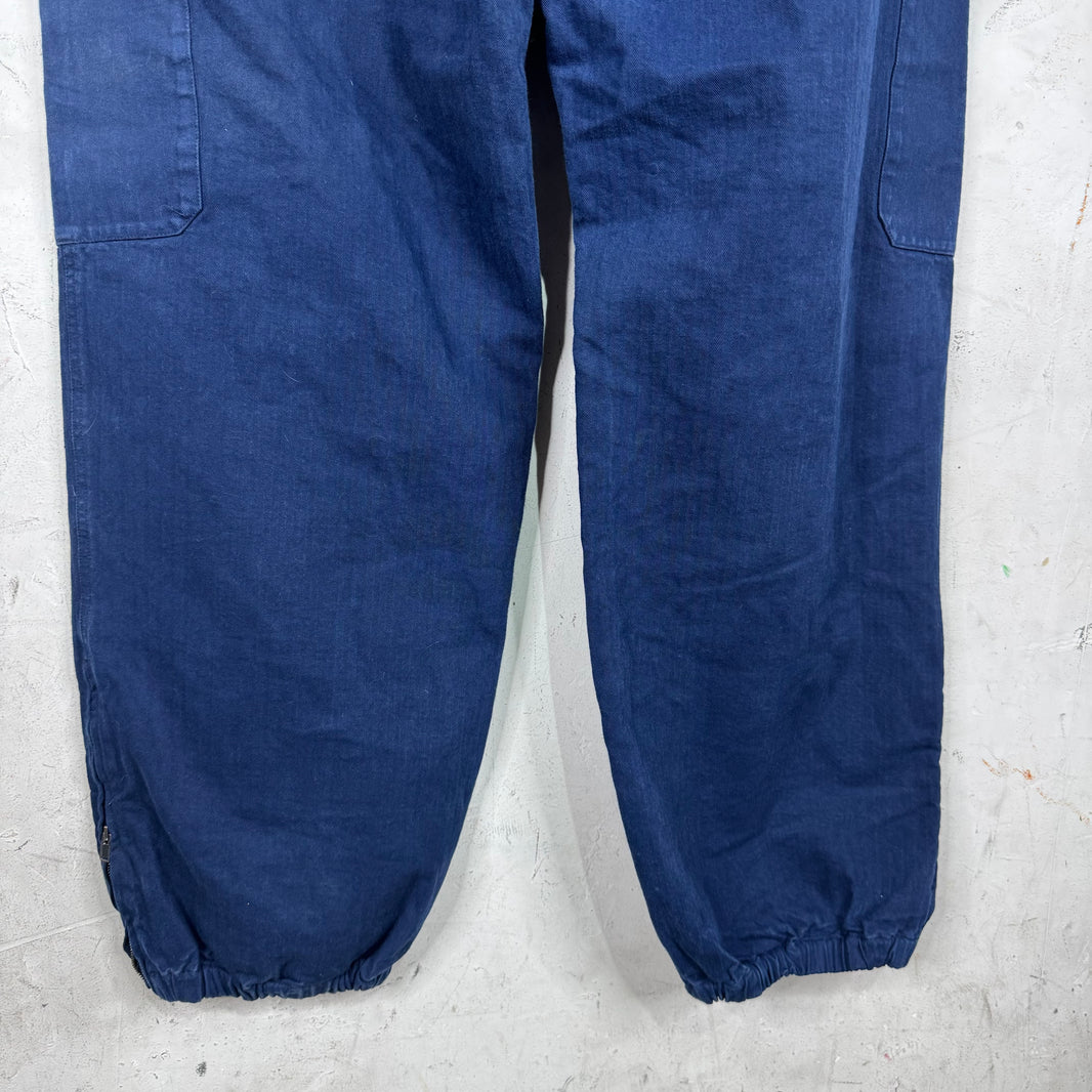 Gucci Navy Canvas Cargo Pants