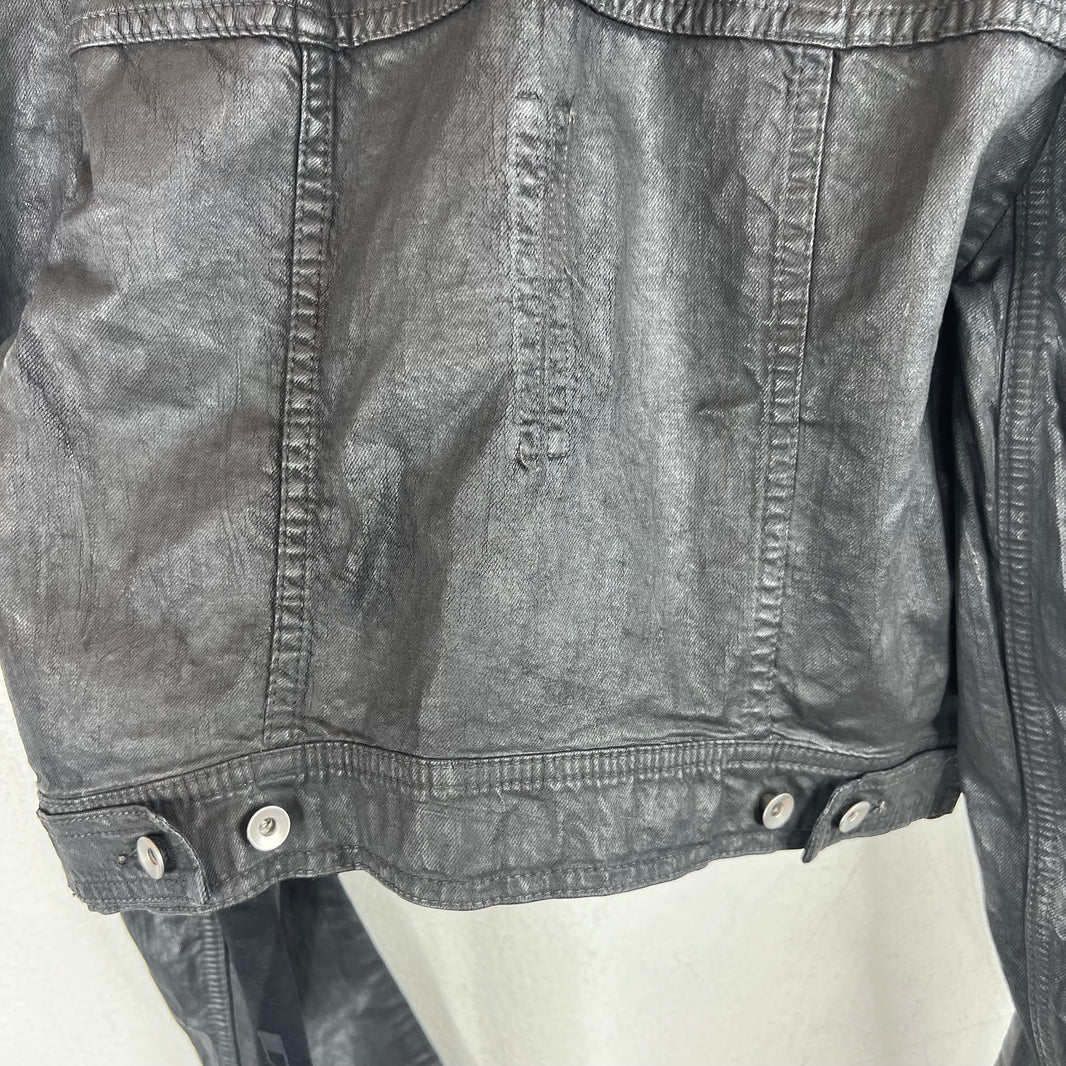 DRKSHDW Tec Trucker Waxed Denim Jacket