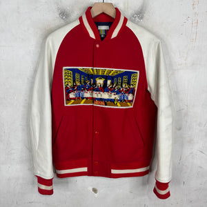Facetasm Last Supper Varsity Jacket