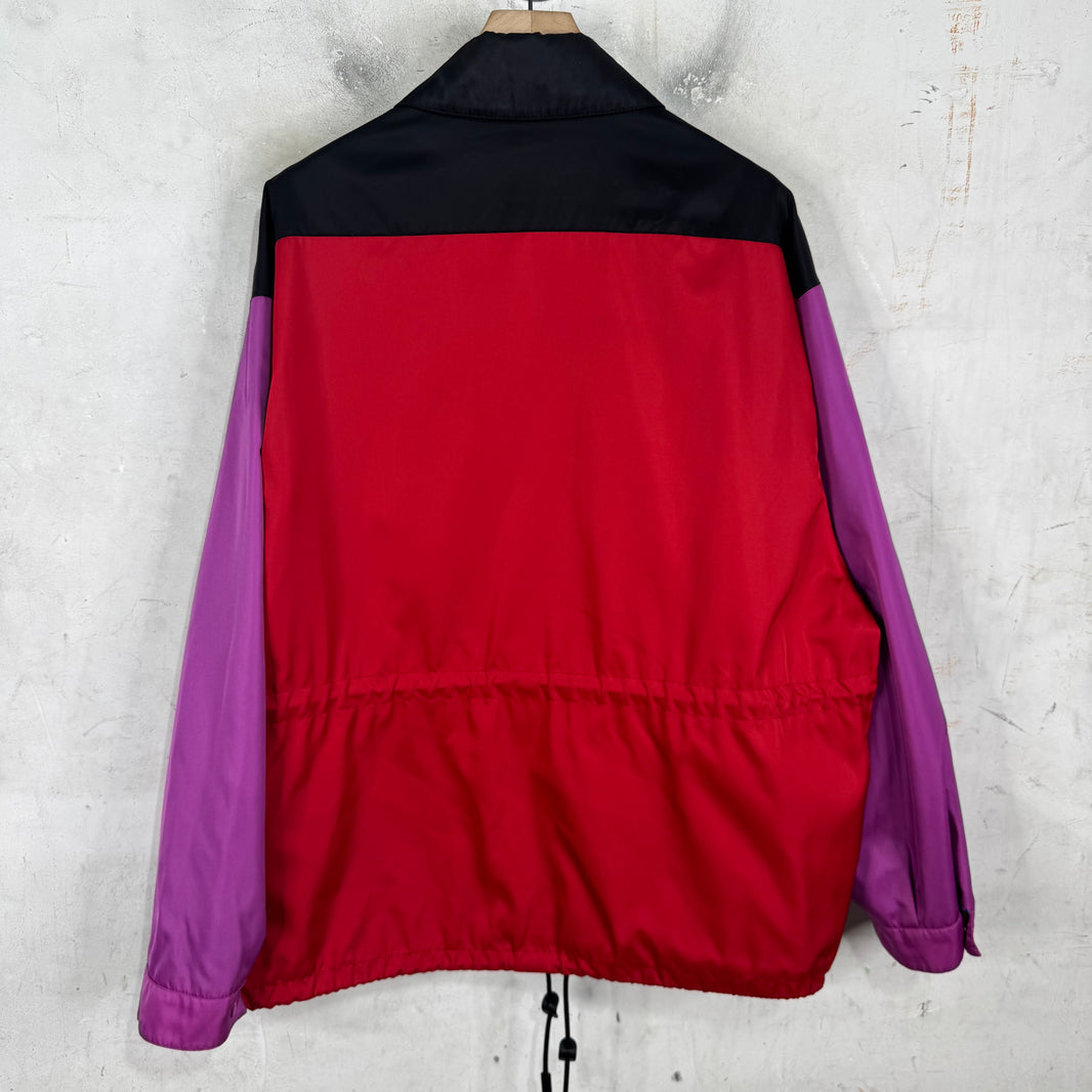 Prada Colorblocked Renylon Cargo Jacket