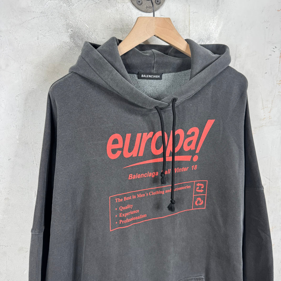 Balenciaga Faded Europa Hoodie