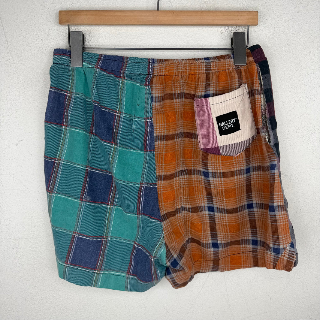 Gallery Dept Patchwork Flannel Shorts