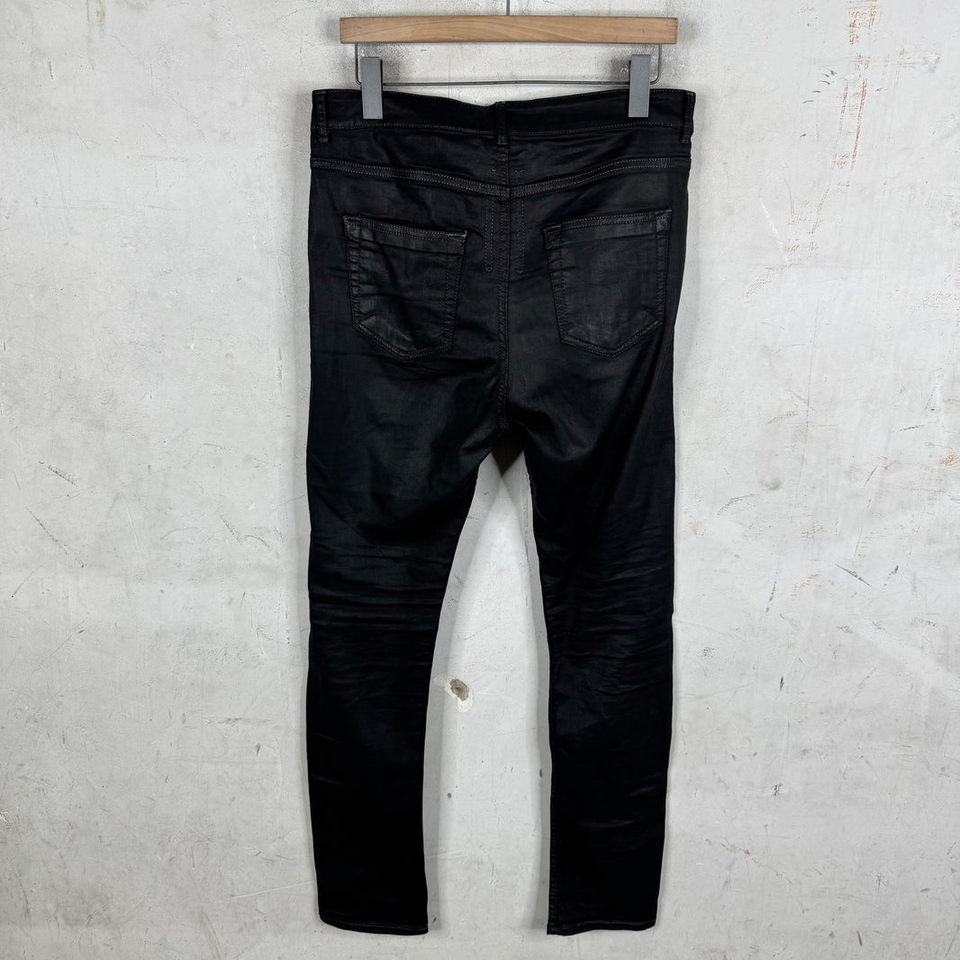 DRKSHDW Waxed Detroit Jeans