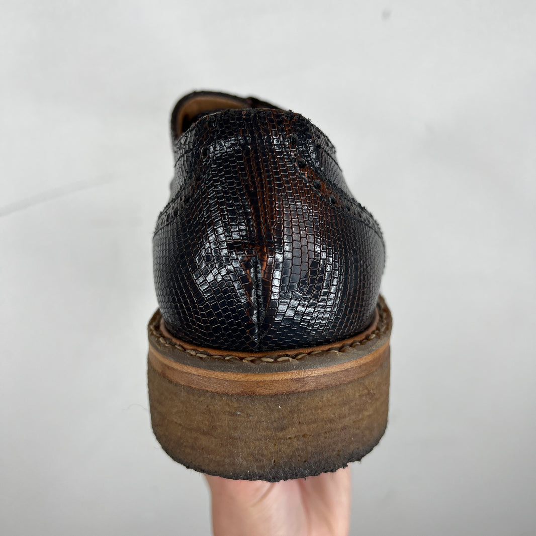 Dries Van Noten Brown Wingtip Derbys