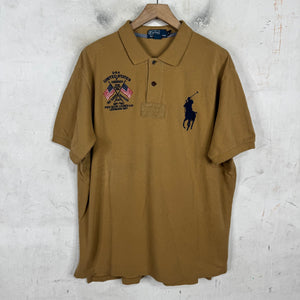 Ralph Lauren Brown US Crest Pony Polo