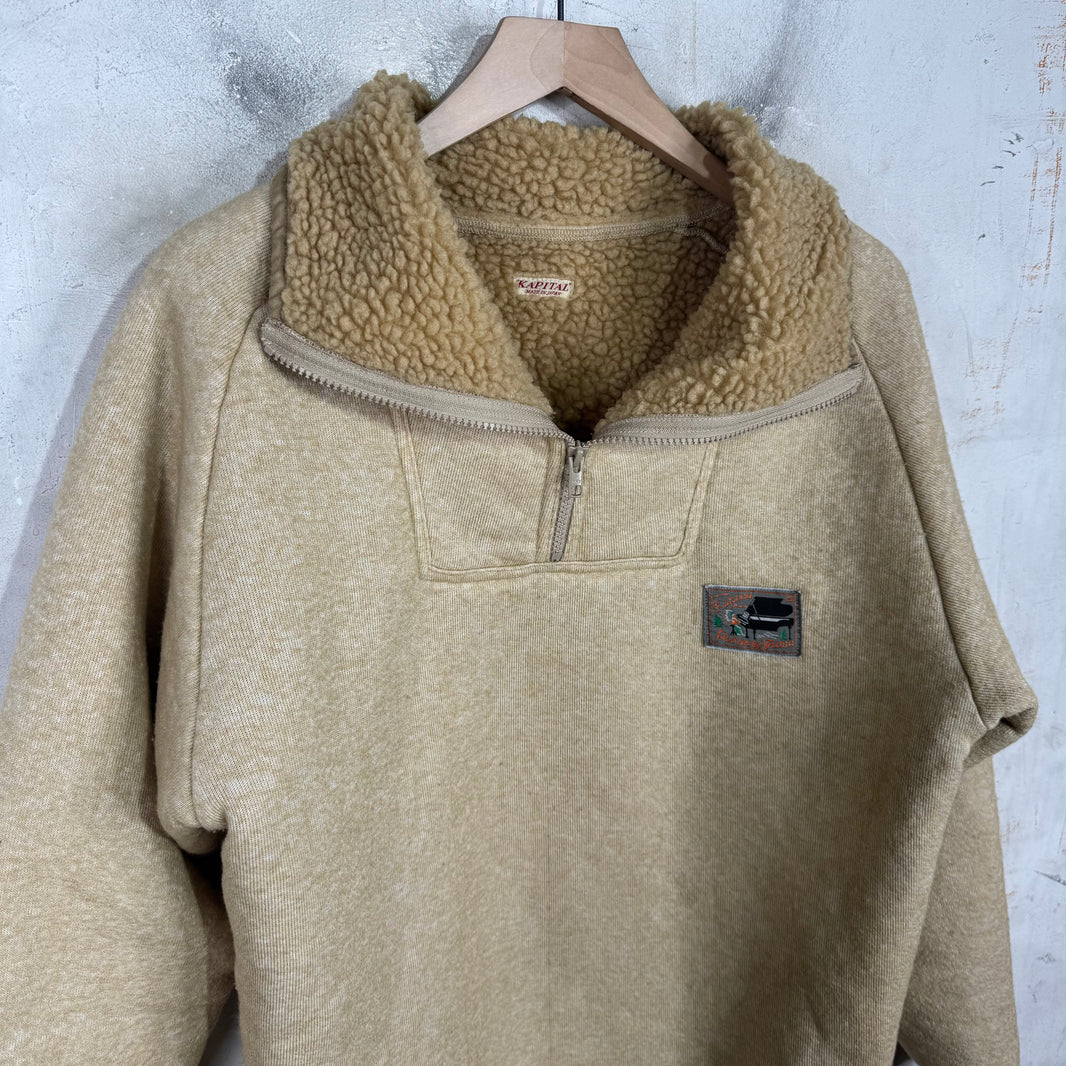 Kapital Beige Boa Fleece