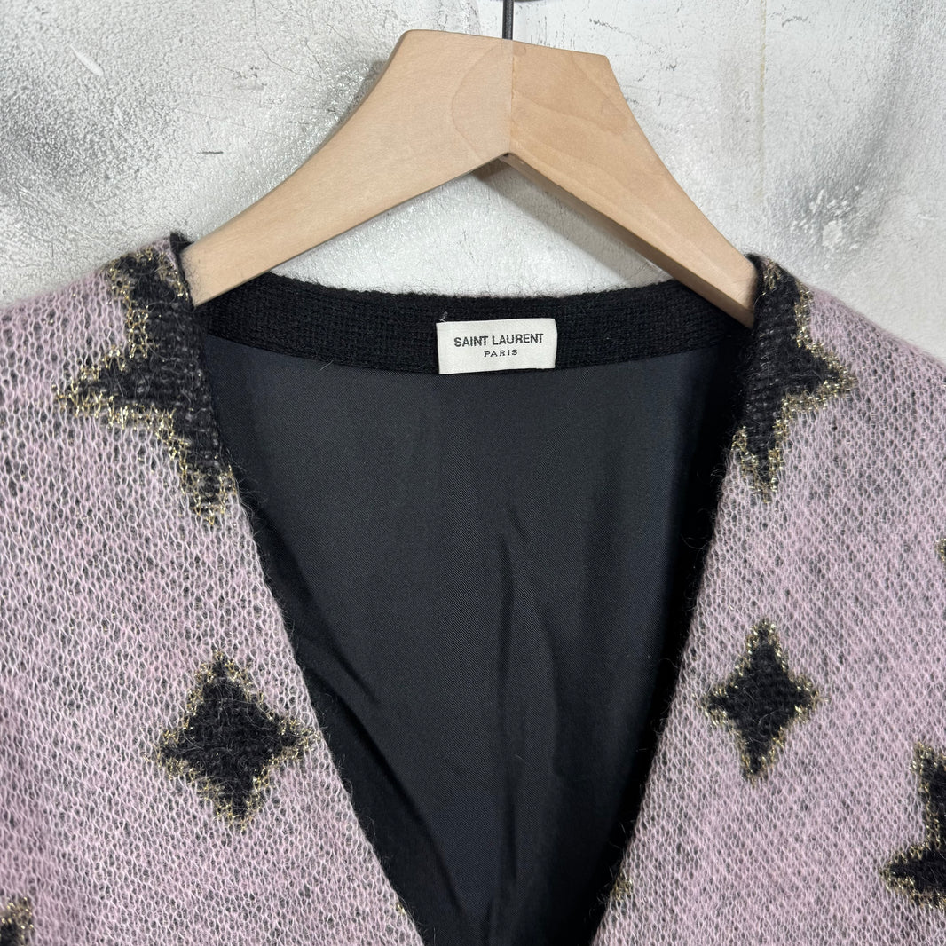 Saint Laurent Star Glitter Cardigan