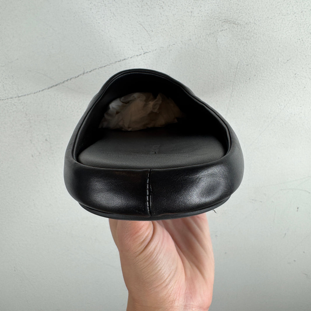 Balenciaga Chateau Leather Slippers
