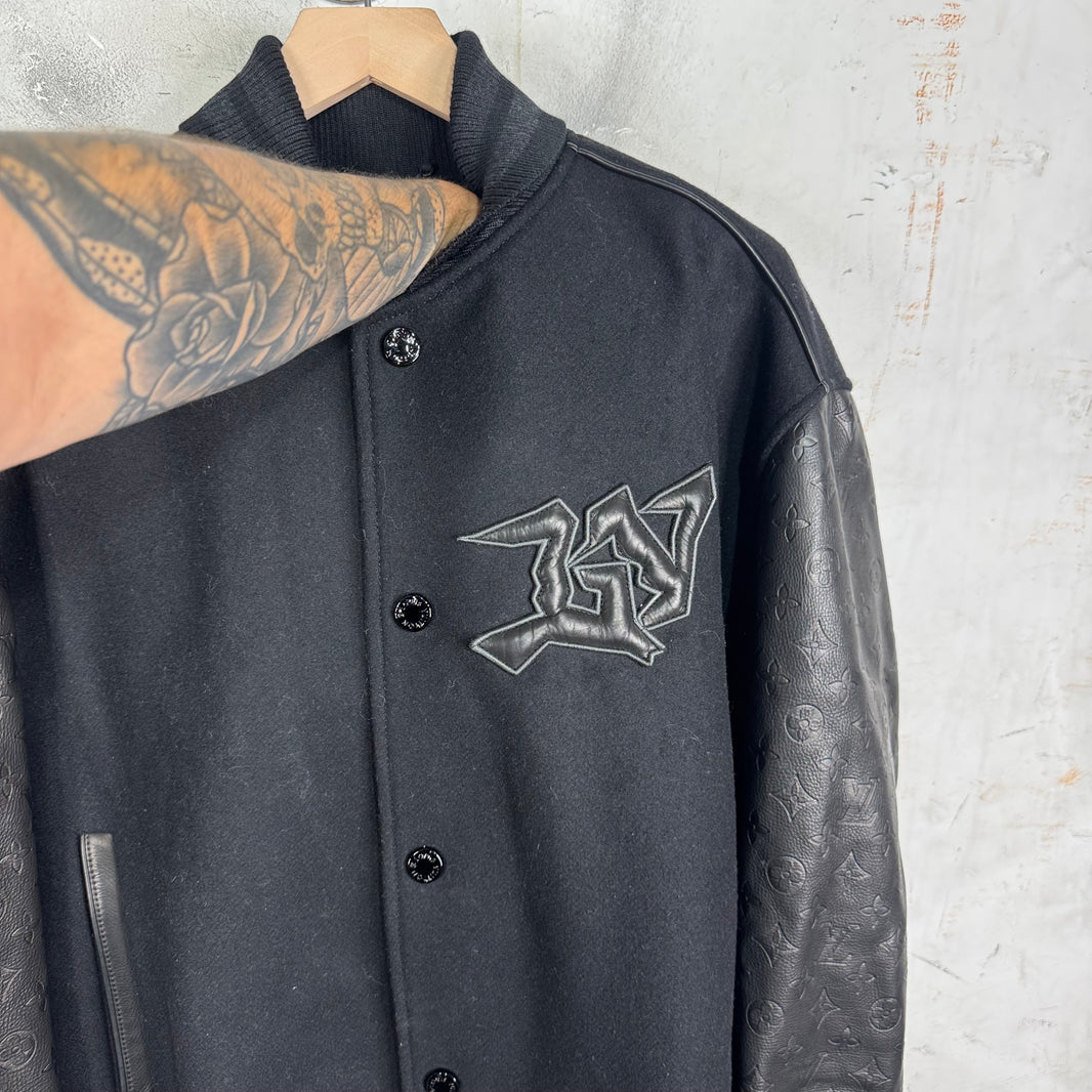Louis Vuitton Wool Leather Monogram Mask Varsity
