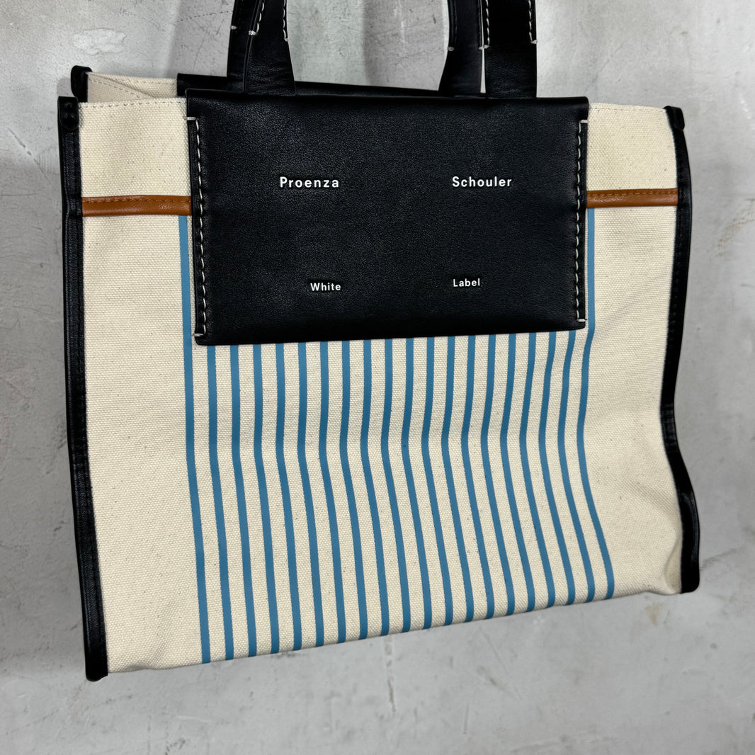 Proenza Striped Tote Bag