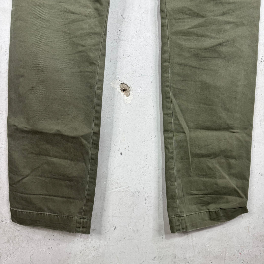 RRL Olive Military Chinos