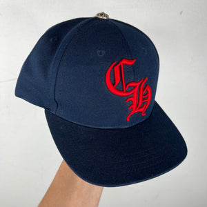 Chrome Hearts Blue/Red CH Snapback Hat