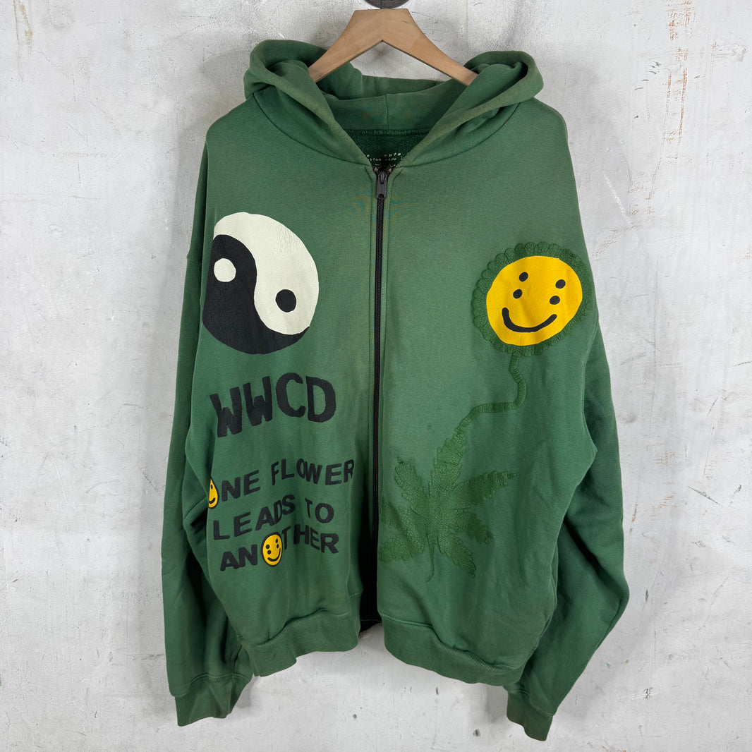 CPFM Earth First Green Zip Hoodie