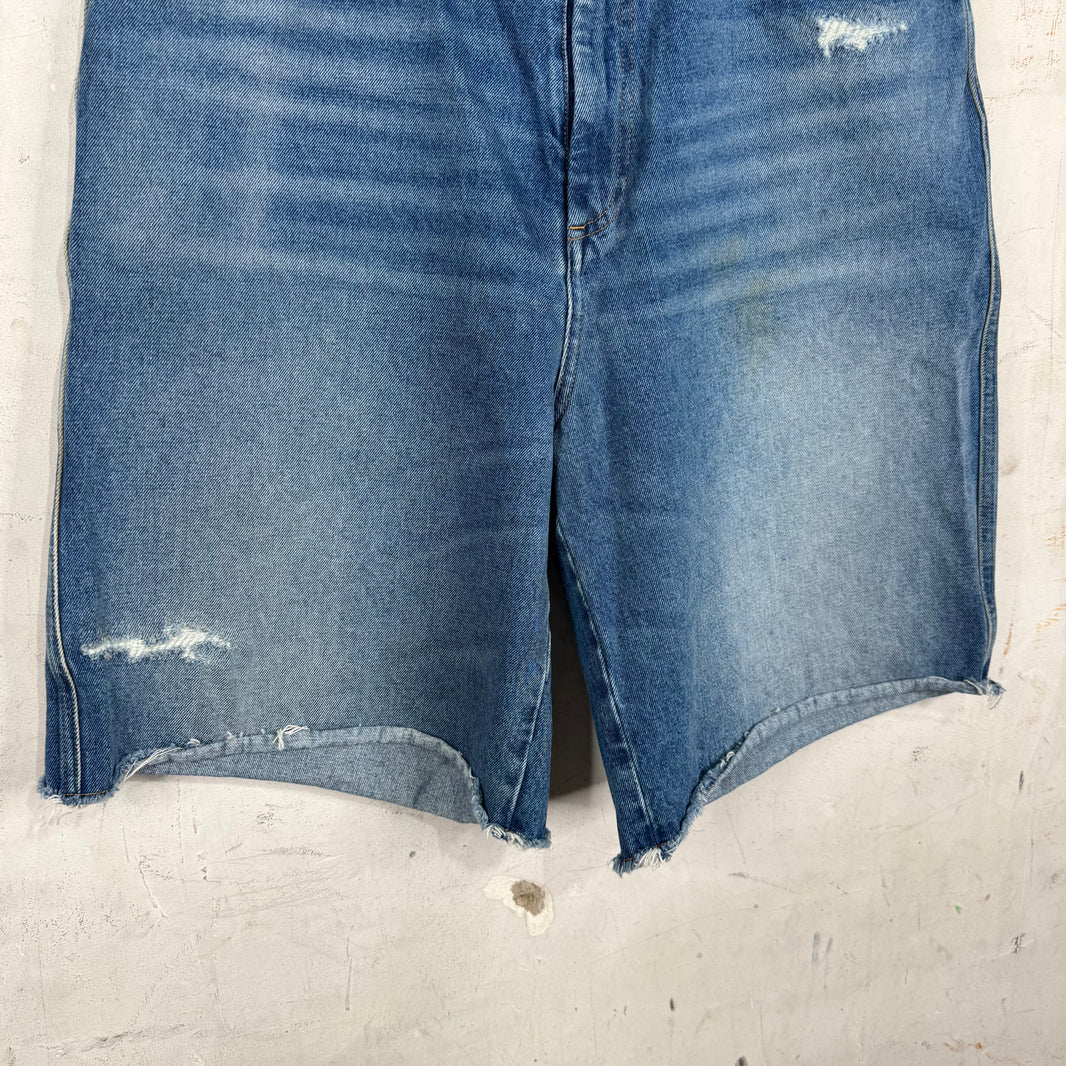 Margiela MM6 Distressed Denim Shorts