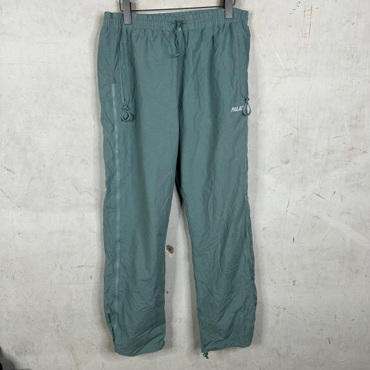 Palace Blue Zippered Track Pants