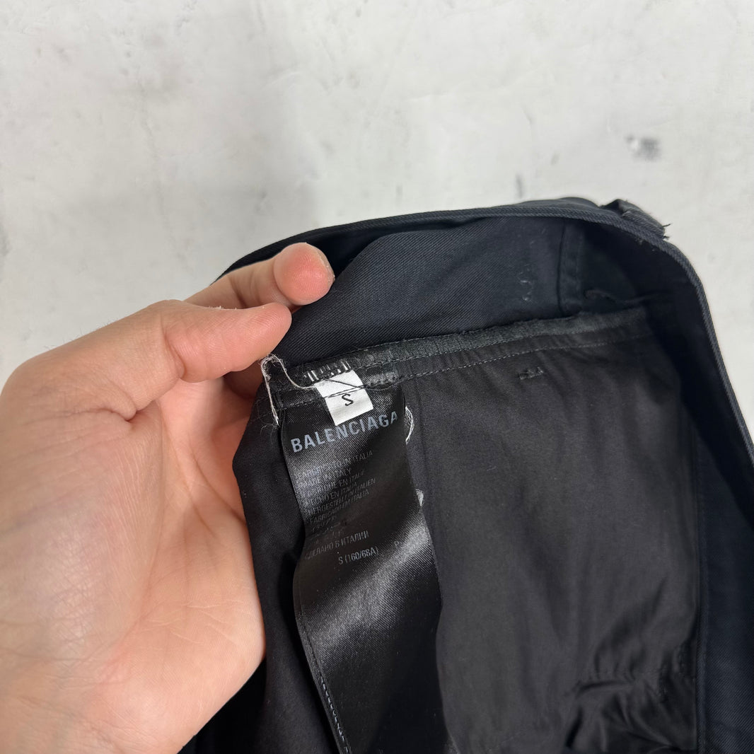 Balenciaga Lost Tape Flare Canvas Pants