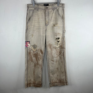 ERD Shuji Hickory Distressed Carpenter Pants