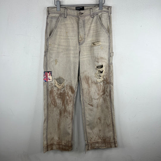 ERD Shuji Hickory Distressed Carpenter Pants