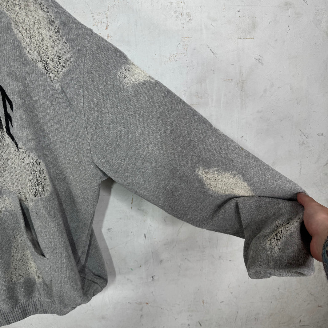 Doublet Ripped Off Knit Hoodie