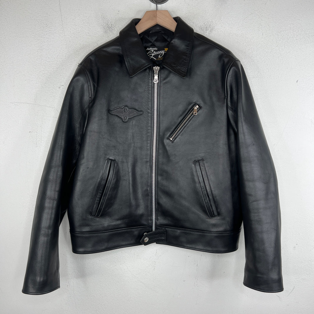 Stussy S Wing Leather Jacket