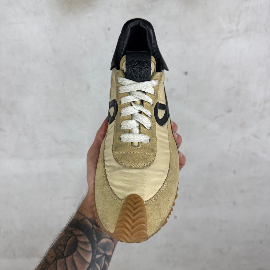 Loewe Tan Nylon Suede Runners