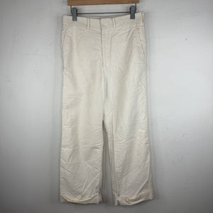 Junya Watanabe White Cuffed Hem Trousers