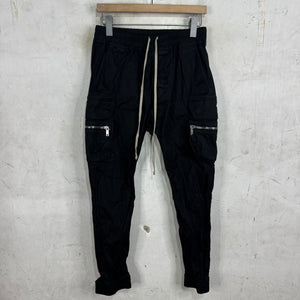 Rick Owens Canvas Zippered Jogger Pants