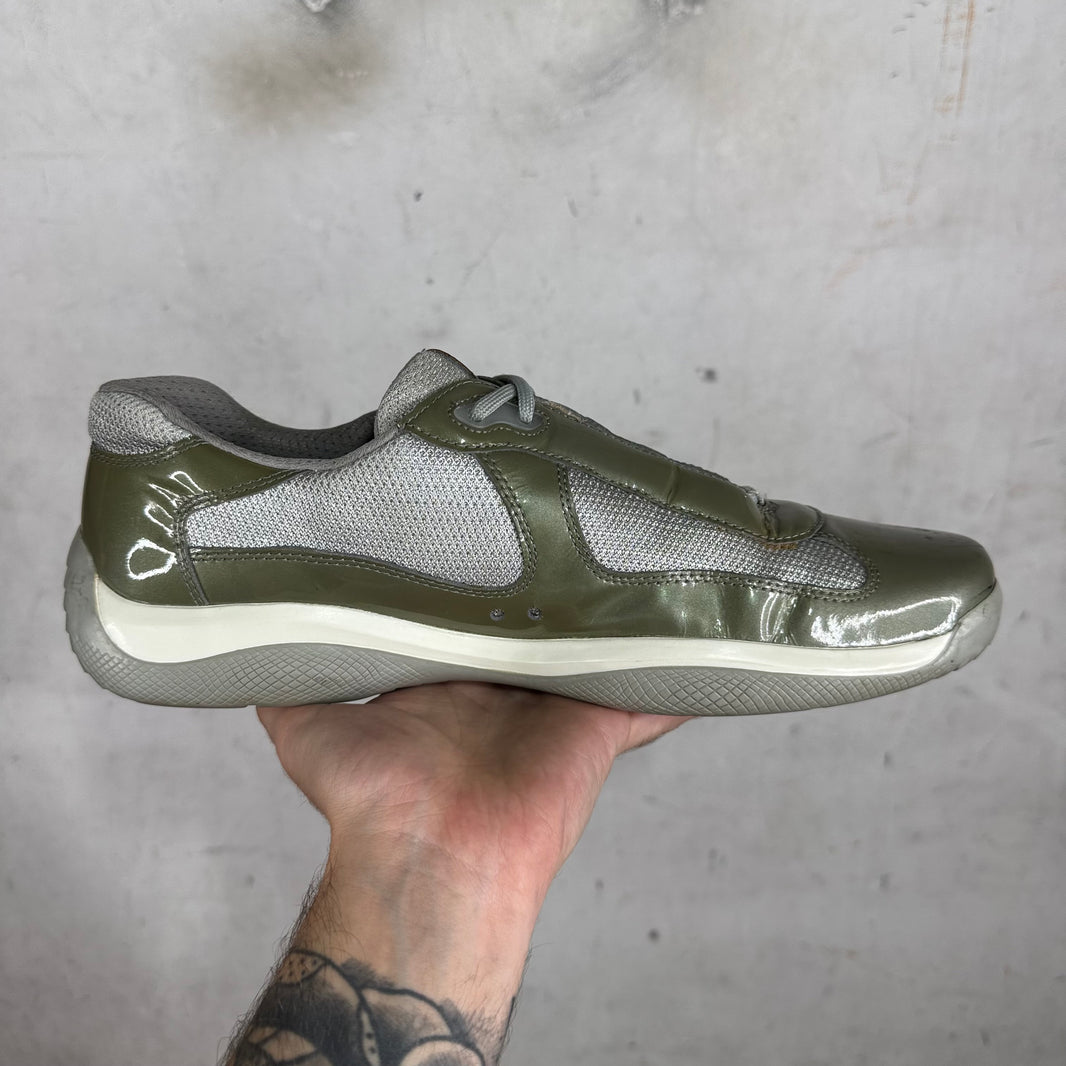 Prada Olive Patent America Cups