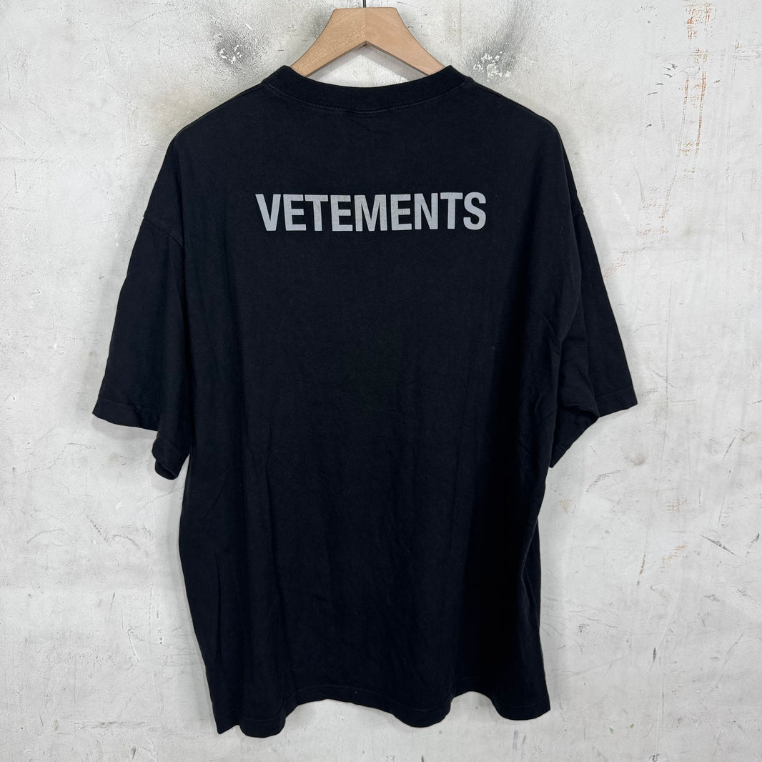 Vetements Staff 3M Logo T-Shirt
