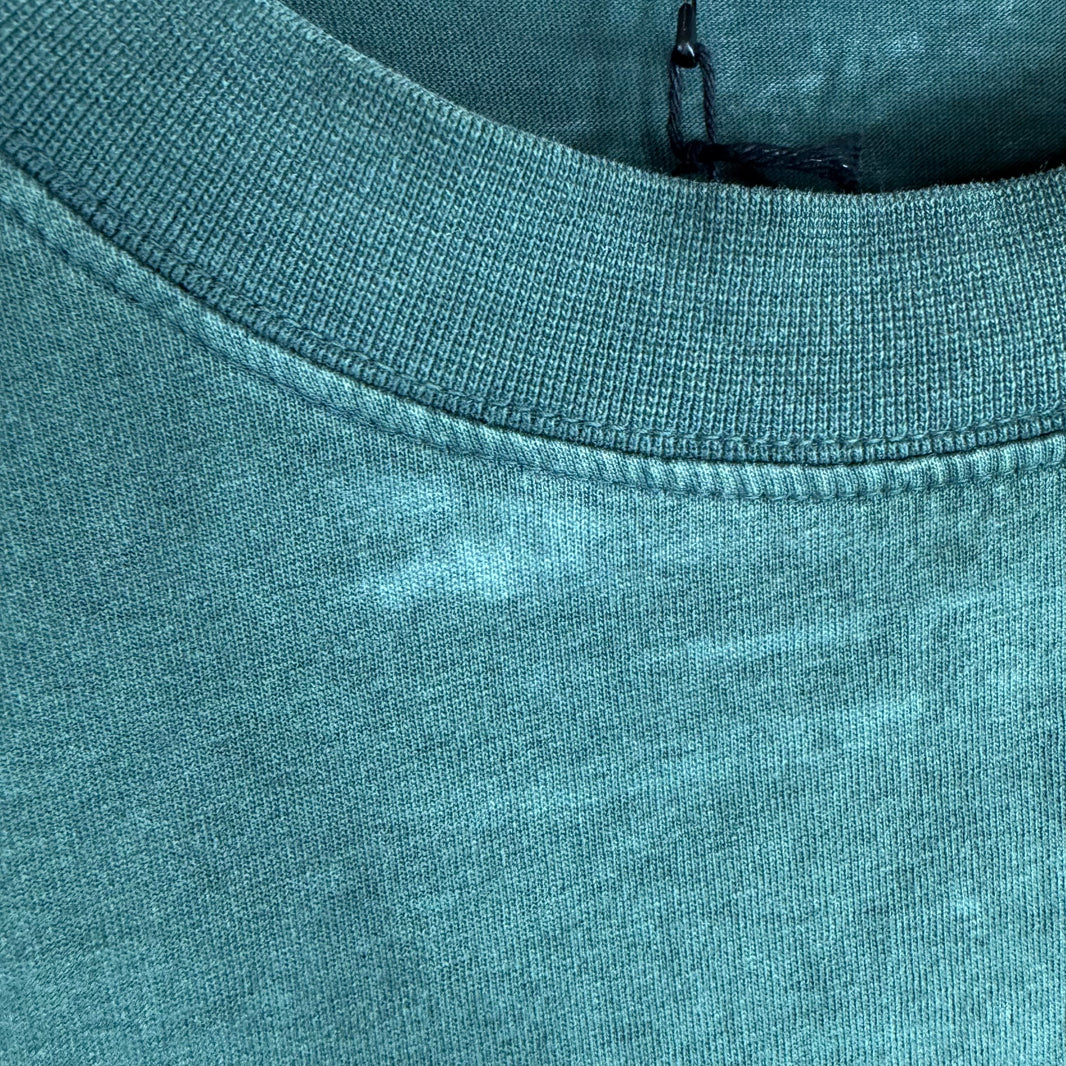 Balenciaga Green Interlock BB Logo T-Shirt