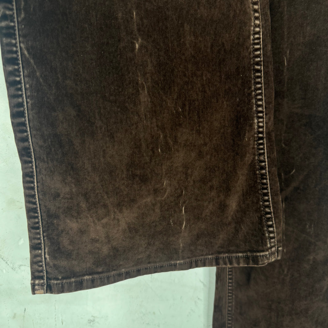 Loewe Flared Velvet Trousers