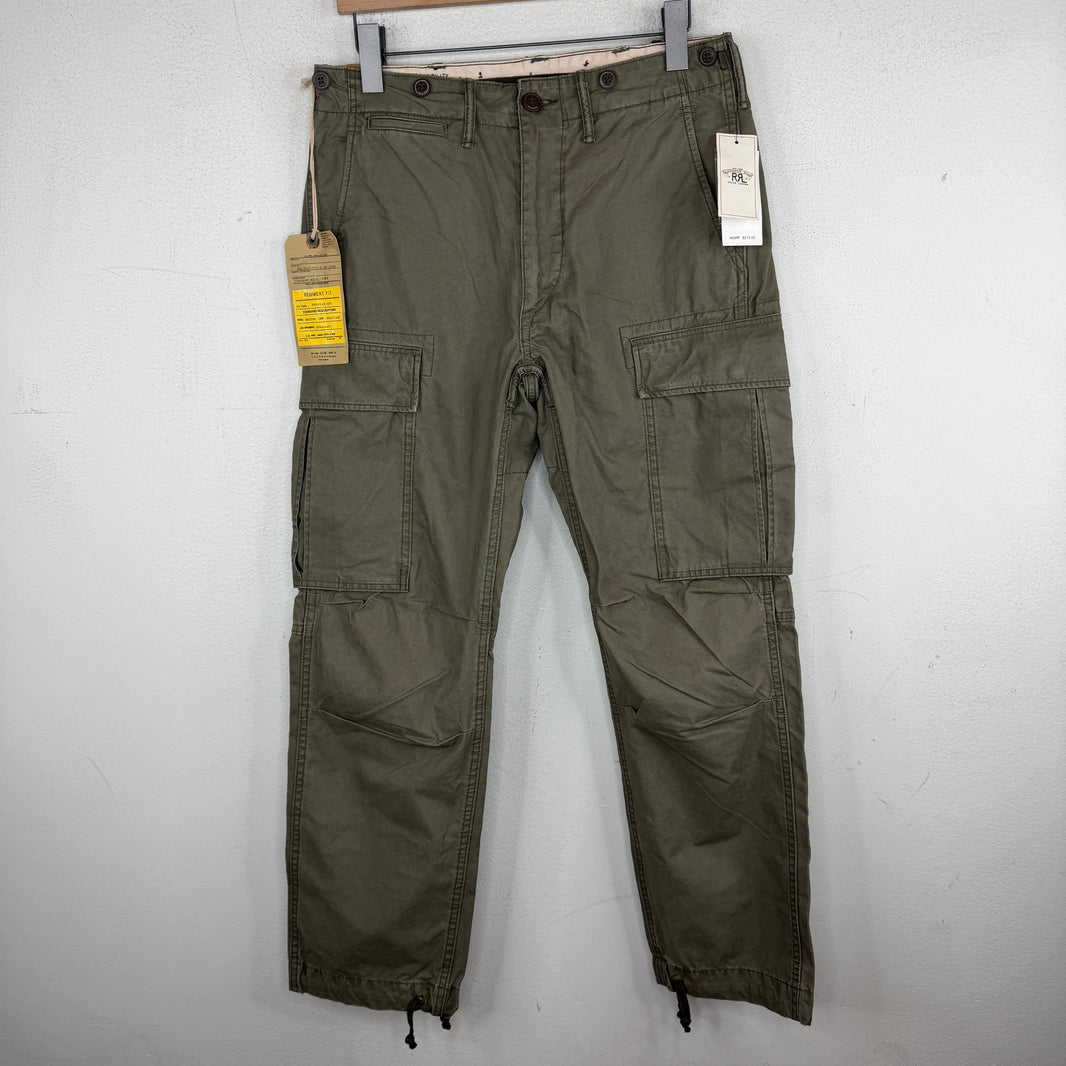 RRL Olive Military Cargo Pants