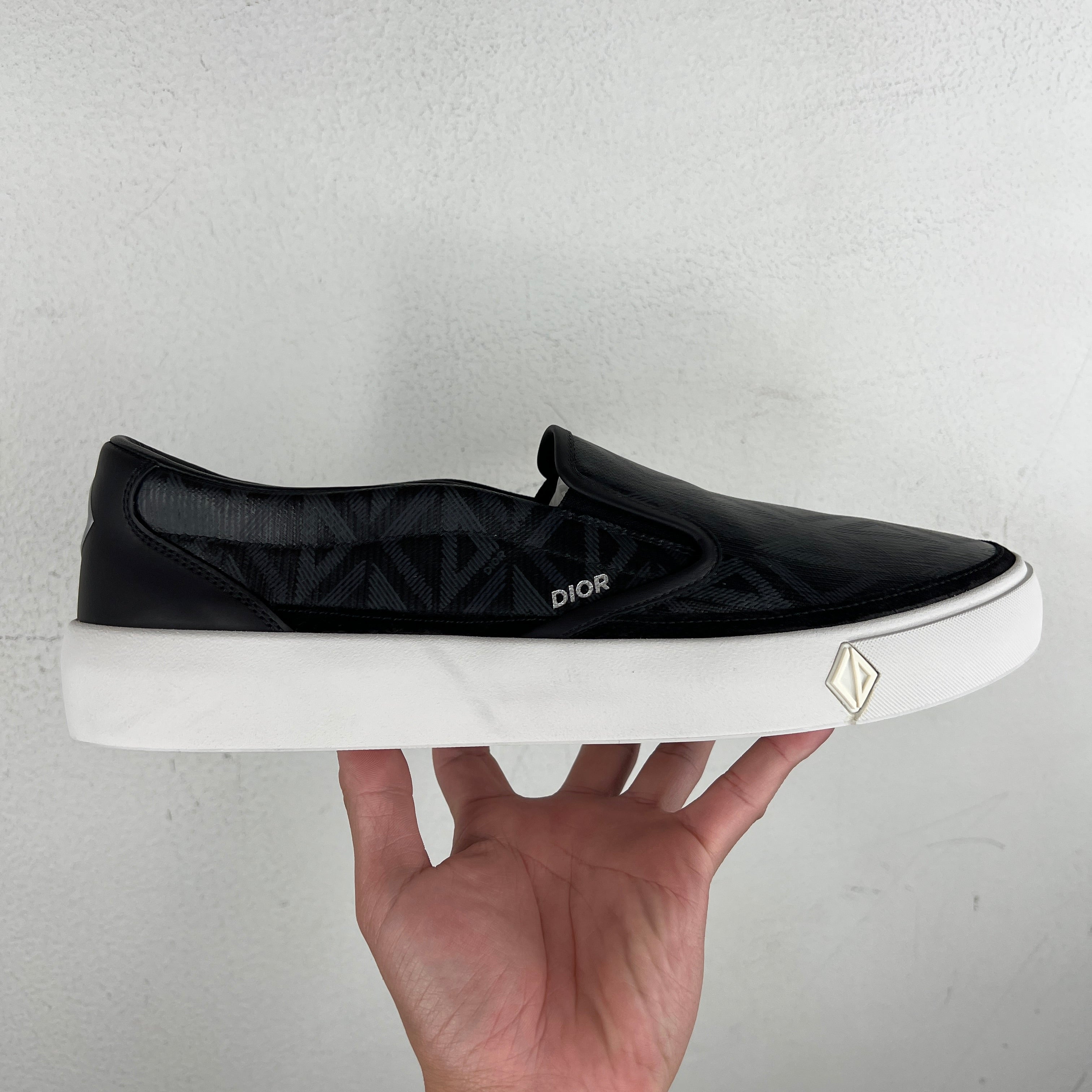 Dior CD Diamond Slip On Sneakers – www.Lukes.store