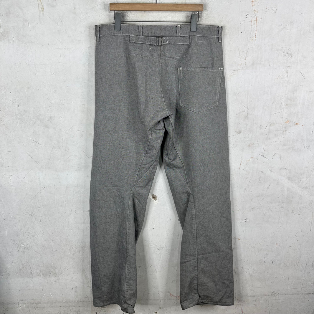 Margiela Inside Out Knee Twist Jeans