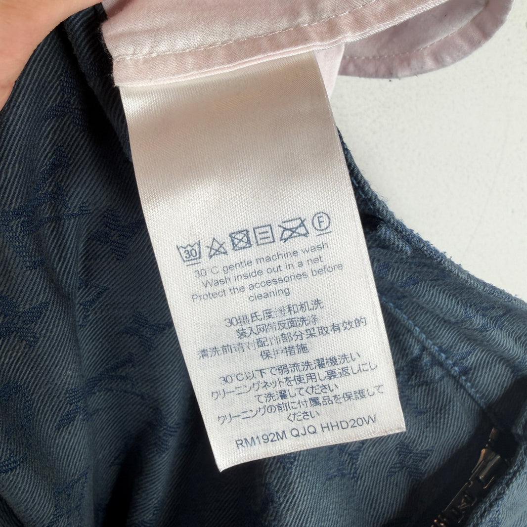 Louis Vuitton Slim Blue Monogram Jeans