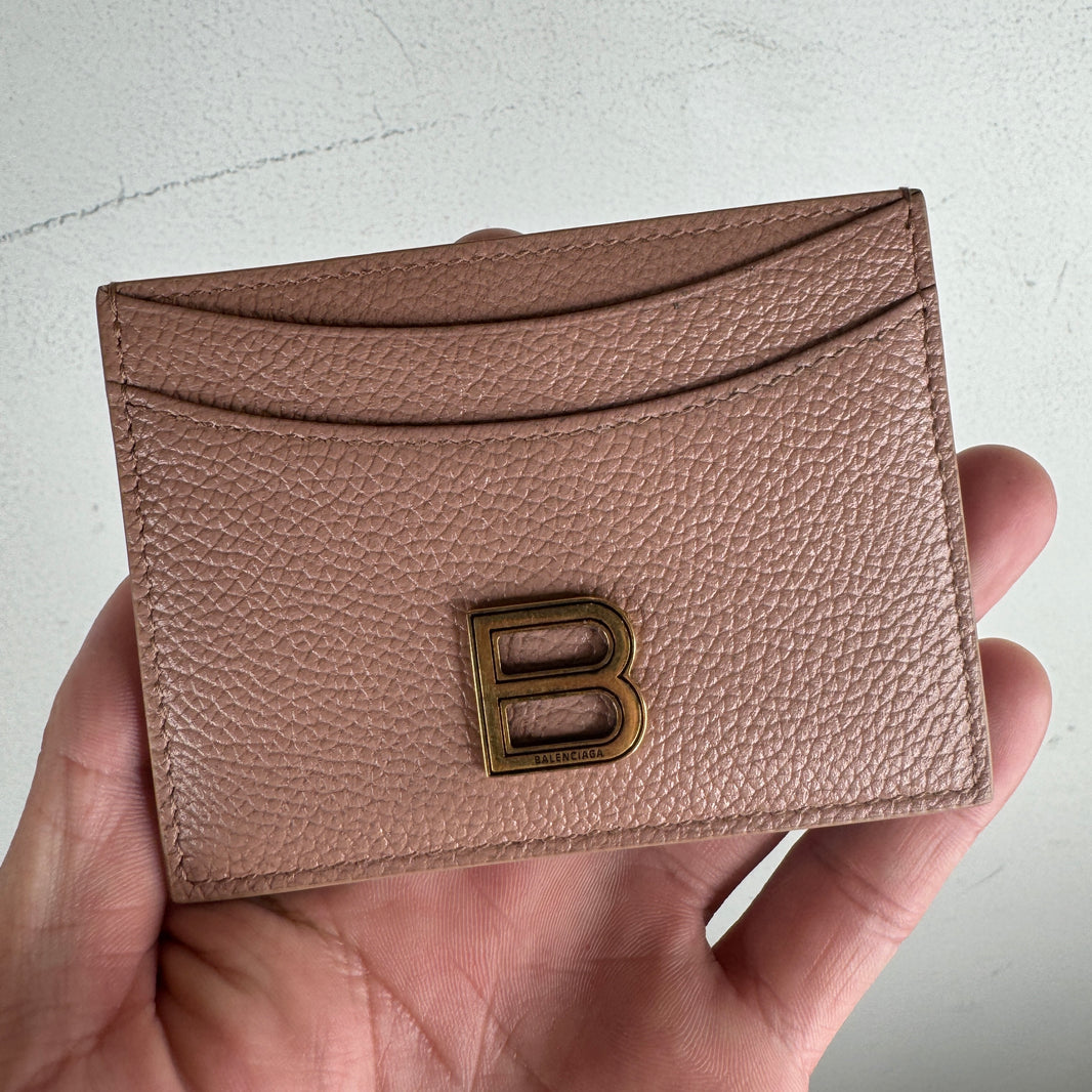 Balenciaga Blush Metal B Card Holder