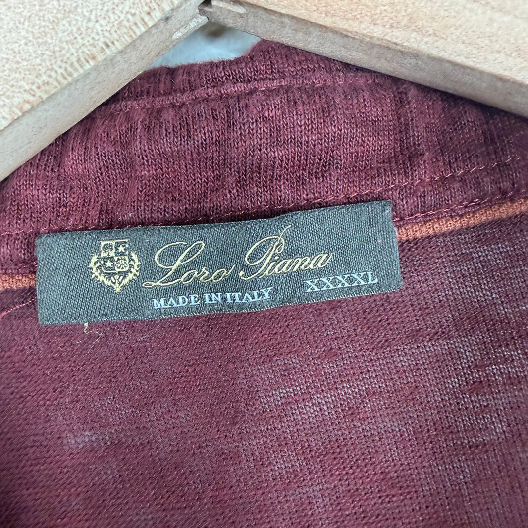 Loro Piana Red Polo Shirt
