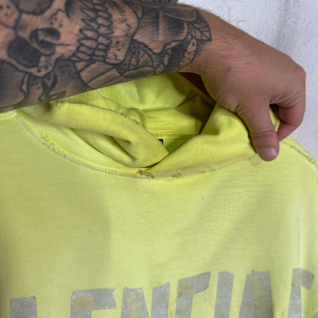 Balenciaga Neon Tape Logo Hoodie