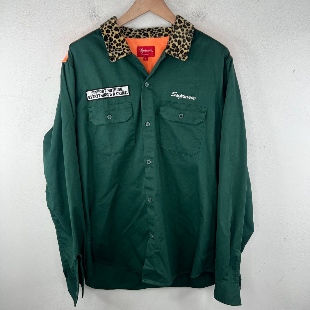 Supreme Support Nothing L/S Work Shirt