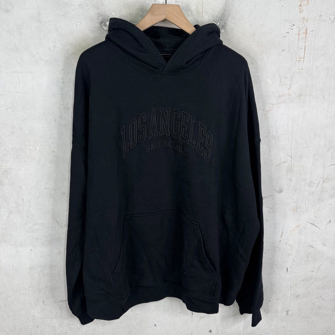 Balenciaga Los Angeles Logo Hoodie