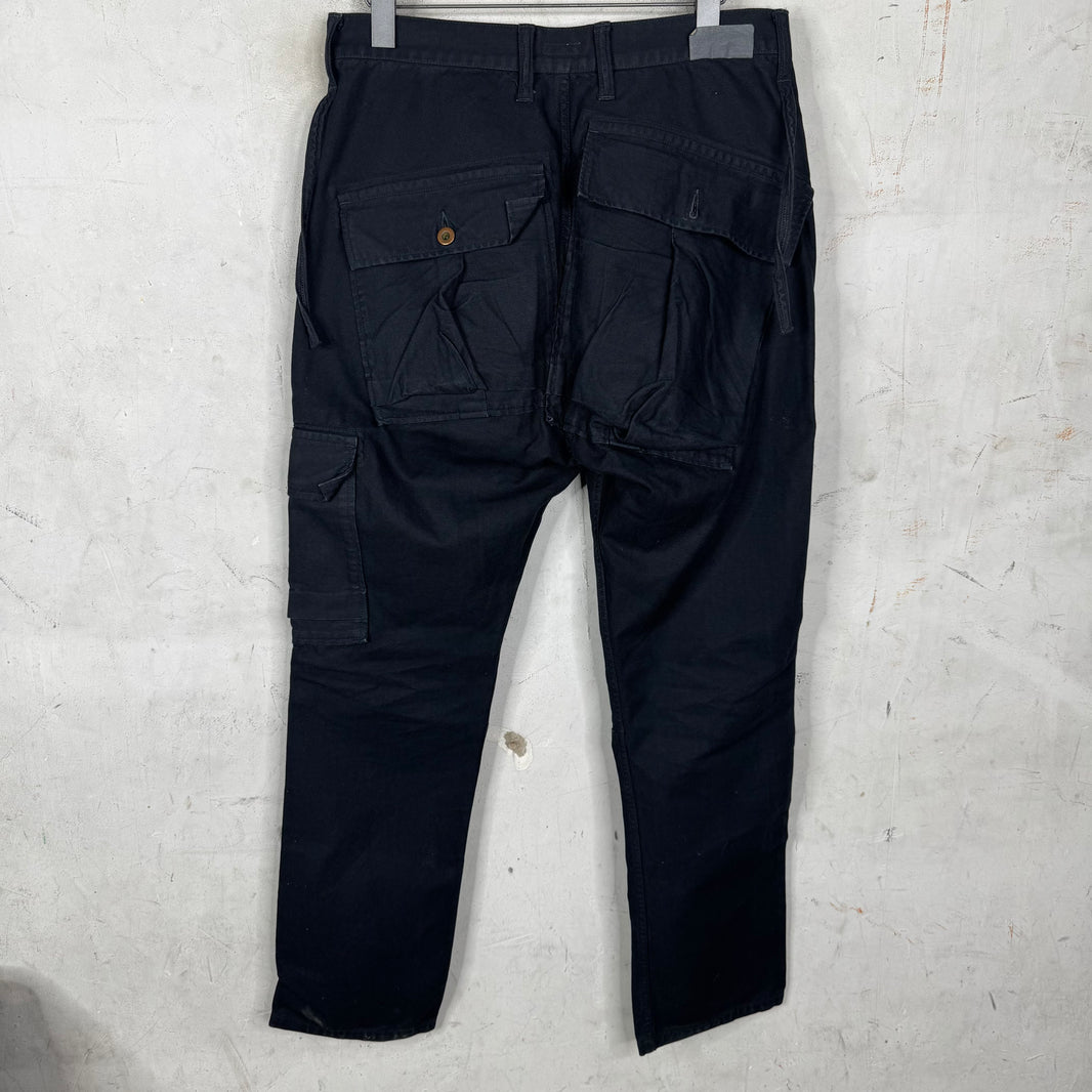 Kapital Navy Blue Ringoman Cargo Pants