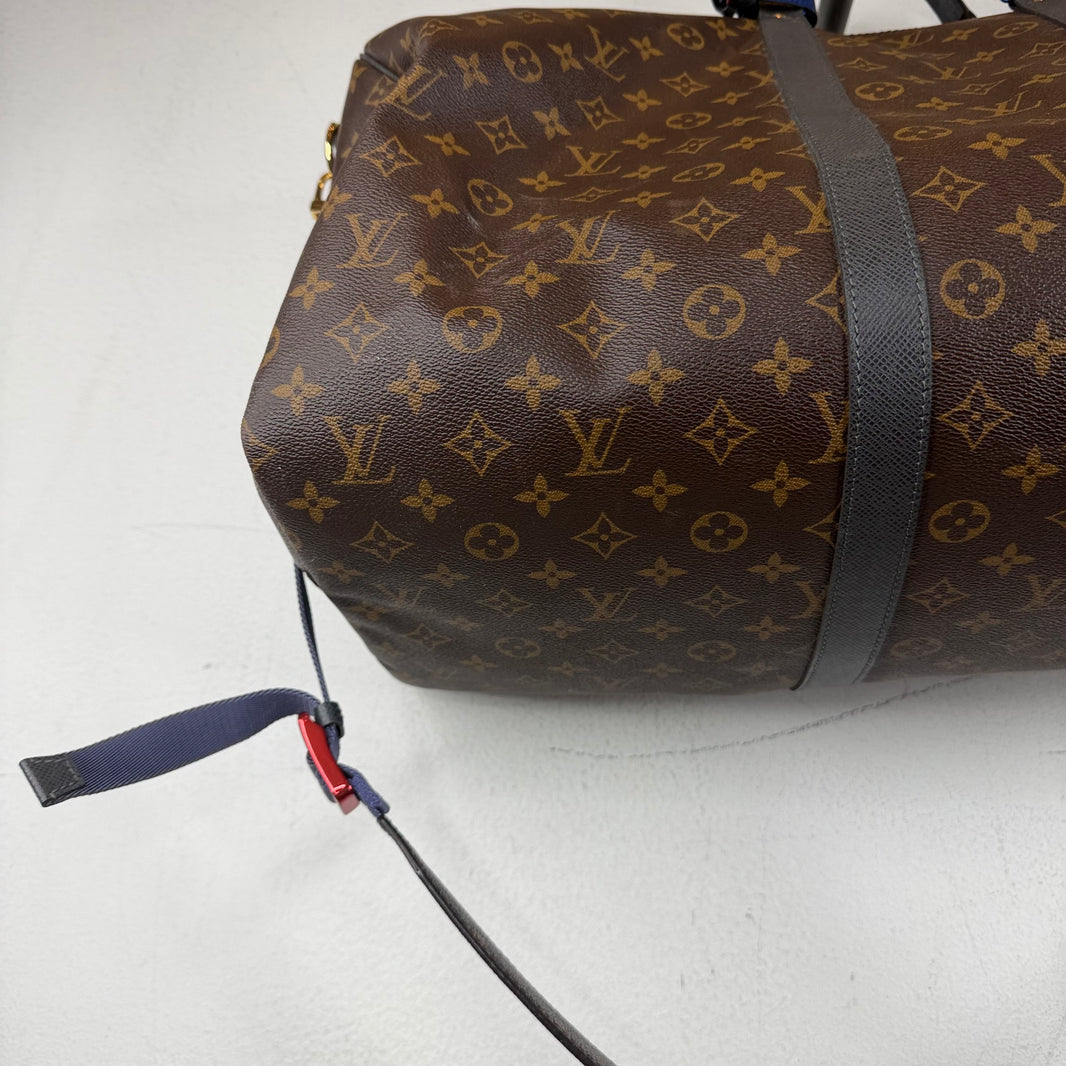 Louis Vuitton Kim Jones Keepall 55 Bandolier Duffel Bag