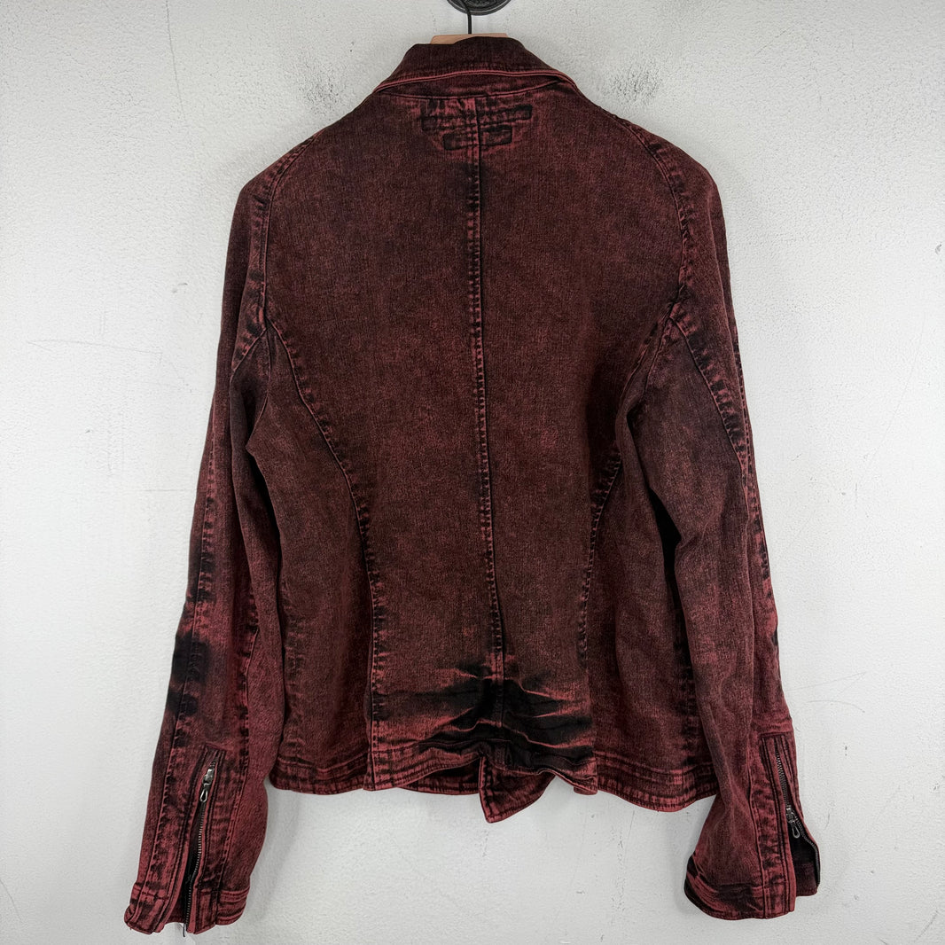 Julius Red Perfecto Denim Jacket
