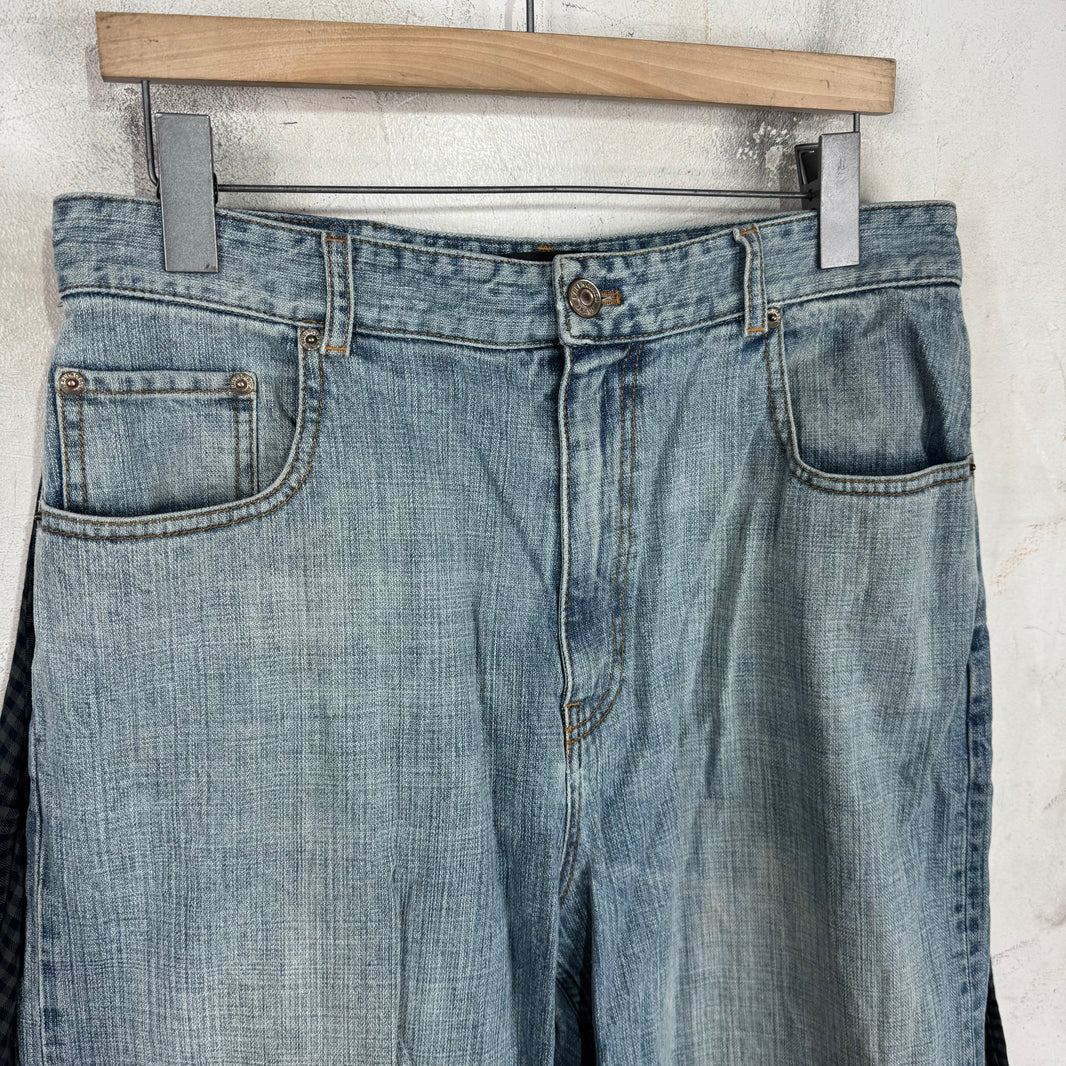 Balenciaga Flannel Attachment Jeans
