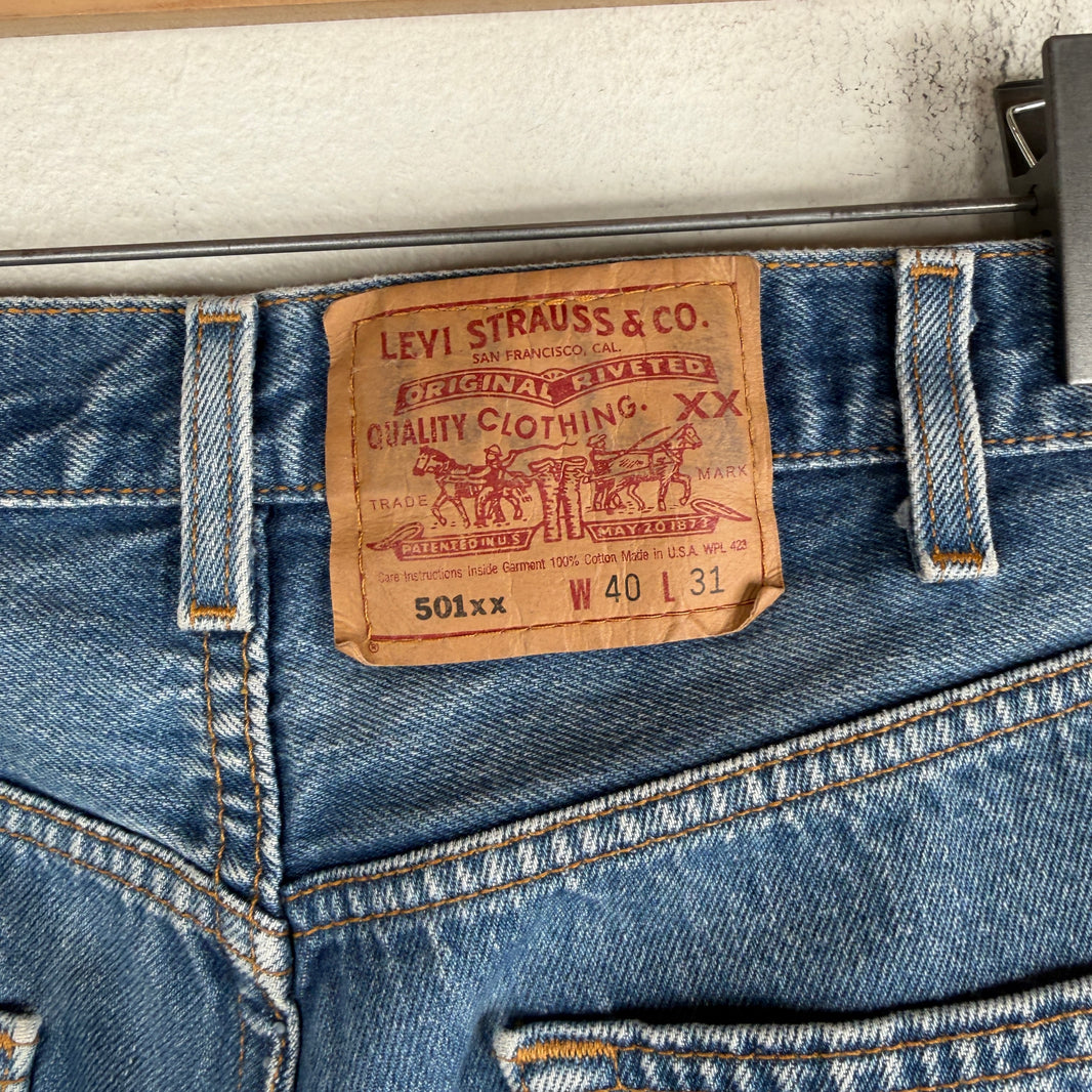 Vintage Levi's 501xx Blue Jeans