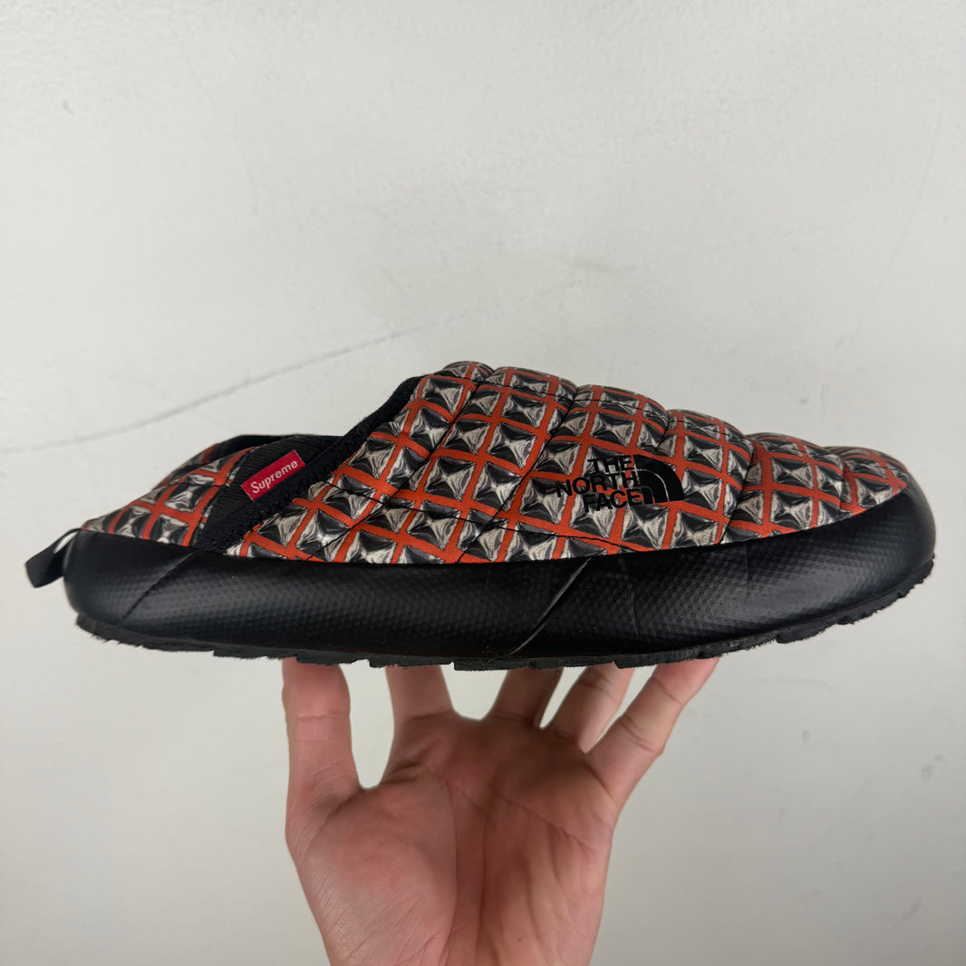 Supreme TNF Orange Traction Mules
