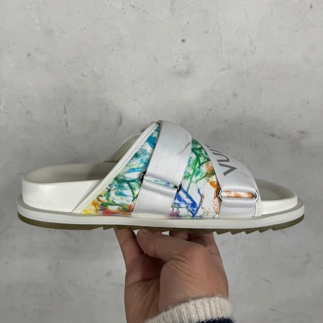 Louis Vuitton Watercolor Honululu Mules