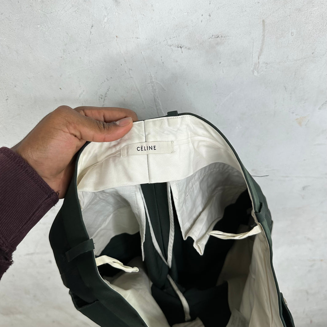 Céline Green Capri Trouser