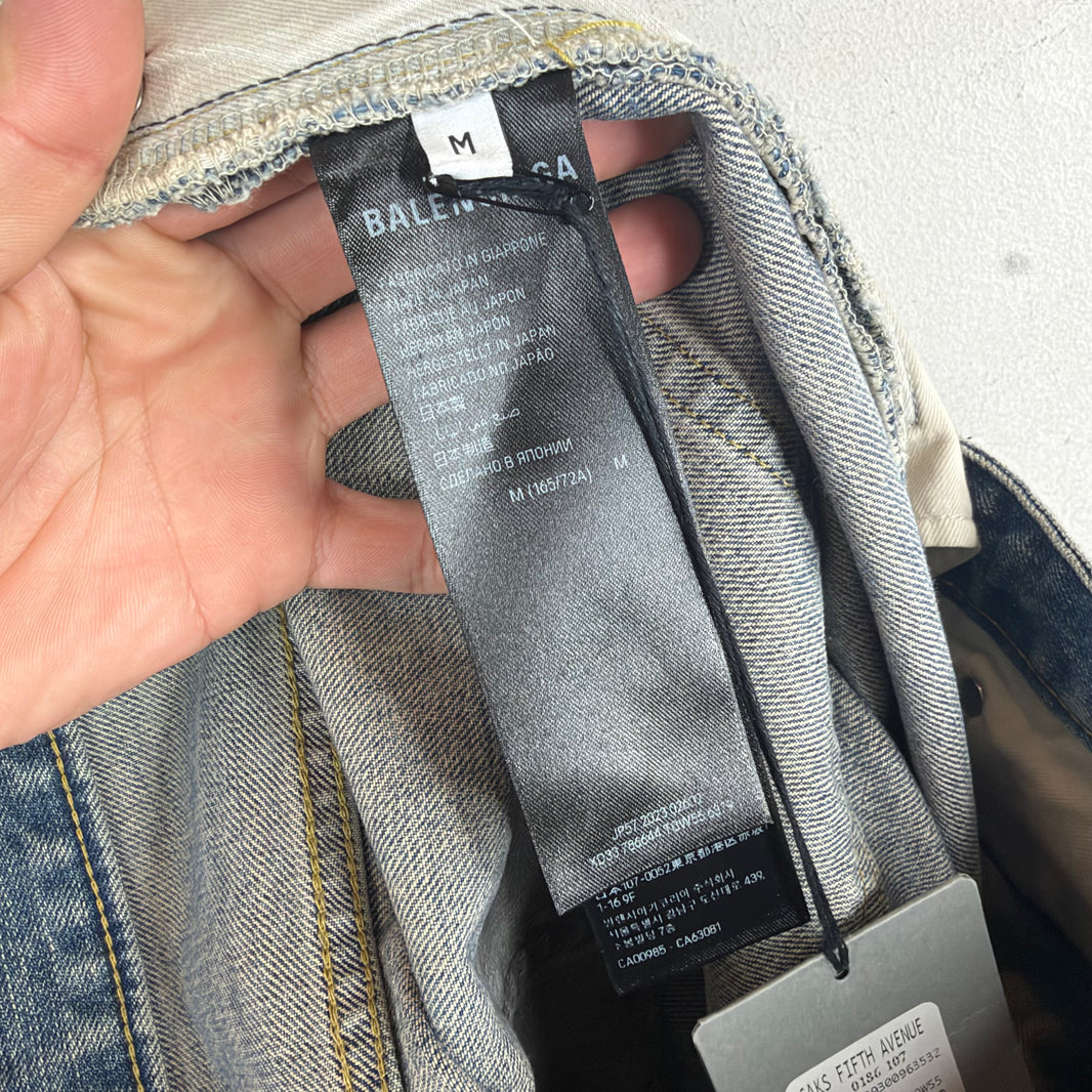 Balenciaga Twisted Seam Drawstring Baggy Pants