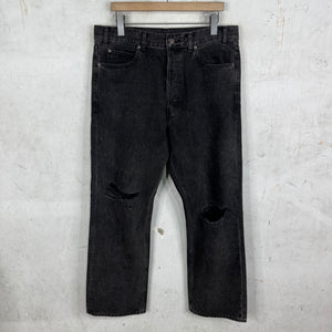 Celine Charcoal Distressed Kurt Jeans